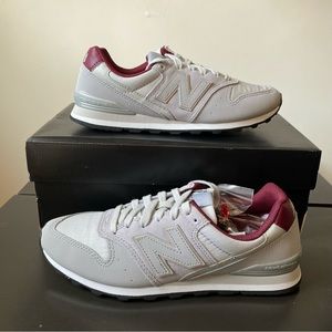 FIGS | New Balance 996 - Grey + Burgundy